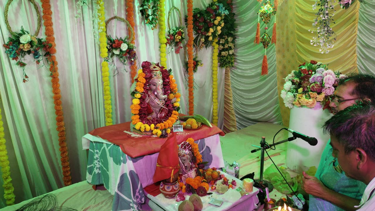 लुणावा में धूमधाम से विराजे गणपति बप्पा