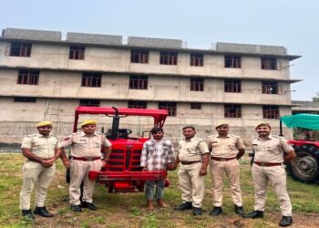 गुलाबगंज पामेंरा से चोरी&nbsp; ट्रैक्टर कल्टीवेटर को पुलिस ने मात्र दो घण्टें में बरामद कर एक आरोपी देवाराम को किया गिरफ्तार