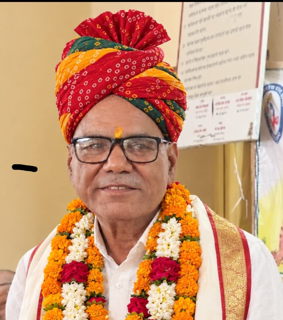 फालना-वरिष्ठ नागरिक सेवा समिति के चौथी बार अध्यक्ष बने गोपाल सिंह चौहान