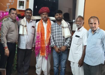 नरेन्द्र परमार ने किया बाली&nbsp; नगर पालिका अध्यक्ष देवी बाई सहित परिवार का स्वागत