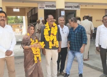 तखतगढ़ नगर पालिका मे लगातार तीसरी बार भाजपा का दबदबा, जयश्री नामा बनी अध्यक्ष