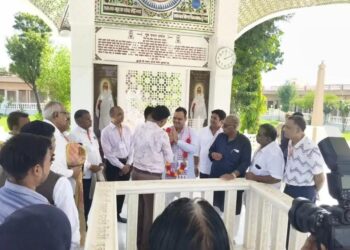मरुधर केसरी पावन धाम पहुंचे CM भजनलाल शर्माः संतों की समाधियों पर टेका माथा, ‘सेवा संकल्प बाइक रैली’ को दिखाई हरी झंडी