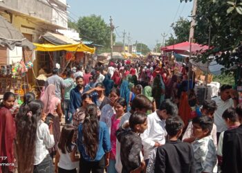 मुंडारा चामुण्डा माता मंदिर में अनंत चतुर्दशी मेला पर उमड़ा आस्था का सैलाब