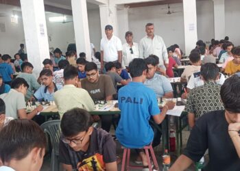 खुडाला-फालना 70वीं राज्य स्तरीय शतरंज प्रतियोगिता का तीसरा दिन