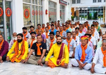 बाली पूर्व विधायक अमृत परमार ने 32 गावो के 60 यात्रियों को श्री वैष्णोदेवी माता की निशुल्क करवाई यात्रा