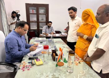 बाली पंचायत समिति वार्ड 10 में बीजेपी के दो प्रत्याशियों ने नामांकन दर्ज करवाया तो कांग्रेस से एक, अभी तक जारी नही हुई प्रत्याशियों की आधिकारिक सूची…