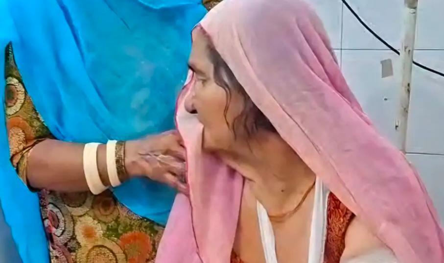 वारा सोलकियांन में बुजुर्ग महिला के दोनों हाथों पर कुत्ते ने हमला किया, घर म सो रही थी कि कुत्ते में किया अटैक