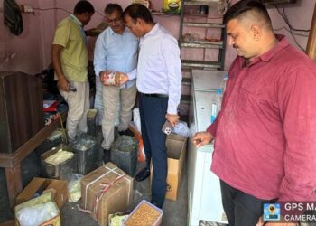 पाली-500 किलो से अधिक मावा जब्त,विभिन्न मिठाईयां भी मिली,क्षेत्र में हुई बढ़ी कार्यवाही