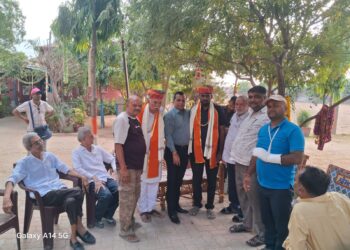 परमार ने किया विजोवा नवनिर्वाचित सरपंच युगराज जैन , उपसरपंच मोडाराम देवासी एवं वर काना सरपंच कुलदीपसिंह का बहुमान