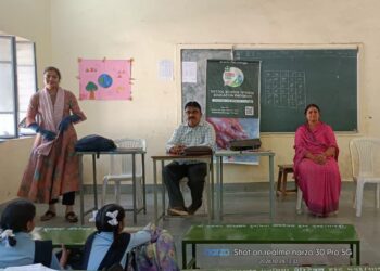 सादडी-पीएमश्री श्रीधनराज बादामिया राजकीय बालिका उच्च विद्यालय में स्वच्छता सत्र आयोजित