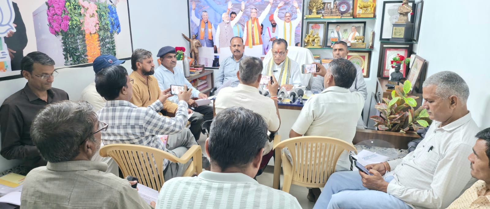 सुमेरपूर-एसआईआर को लेकर कांग्रेस सहित विपक्षी दलों पर गरजे कैबिनेट मंत्री कुमावत